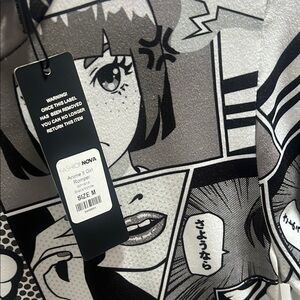 Fashion Nova “Anime It Girl” Graphic Romper